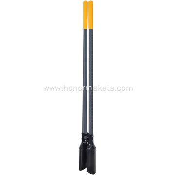 Fiberglass Handle Post Hole Digger with Ruler and Cushion Grips